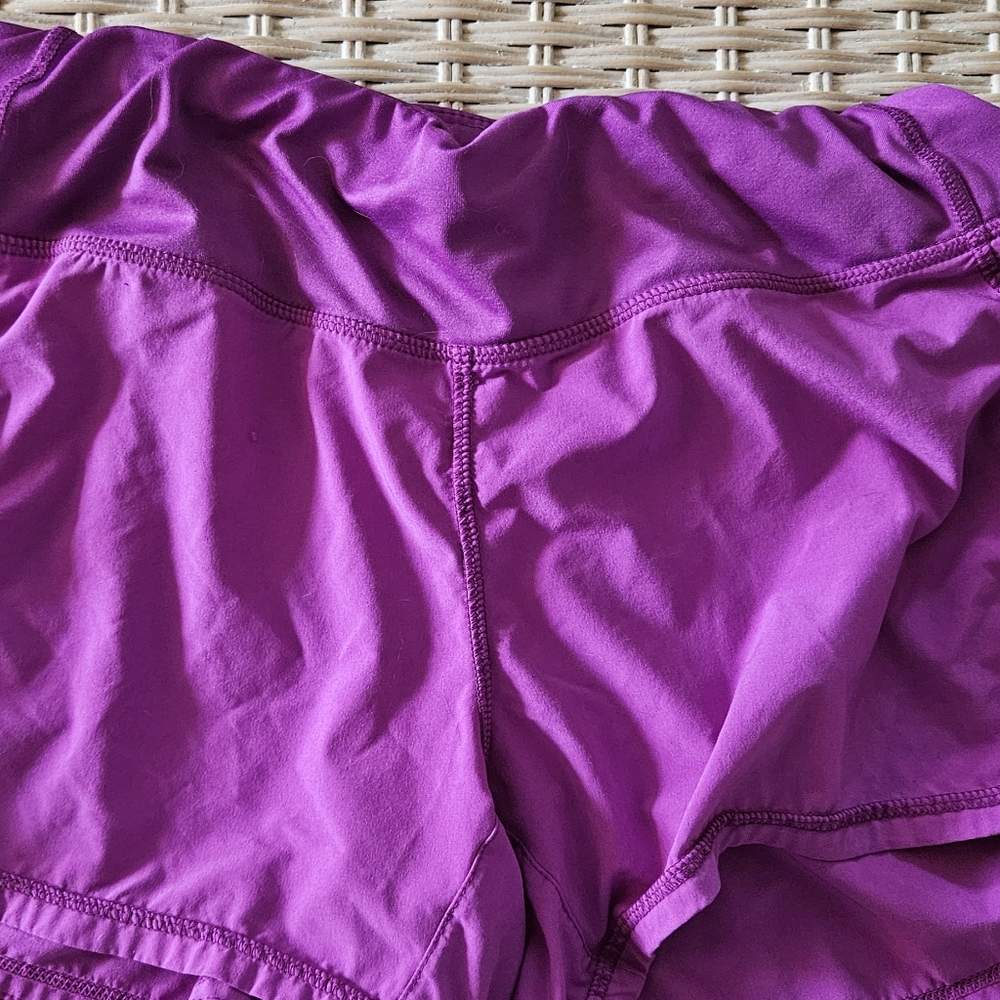 Athleta Ready Set Go Shorts in Purple